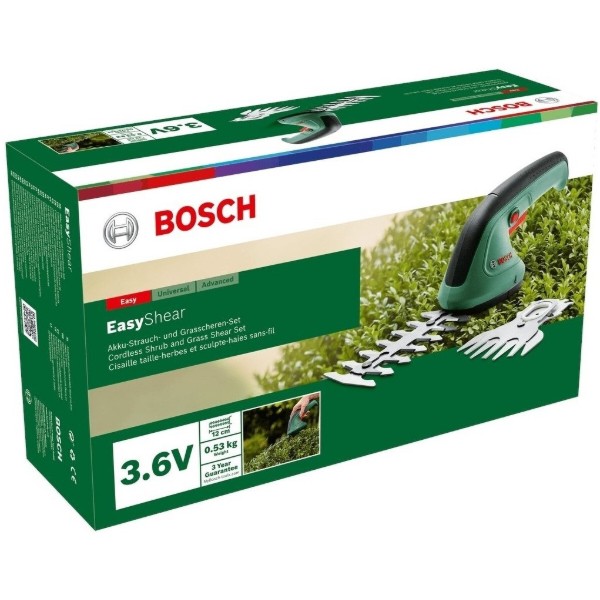 Фото - Кусторез-ножницы аккумуляторные Bosch EasyShear (0.600.833.303)